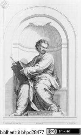 L'Imperiale e Reale Galleria Pitti / illustrata per cura di Luigi Bardi, Firenze : Tipografia Galileiana, 1837-1842, Band 1., Der Heilige Markus (Taf. 31)