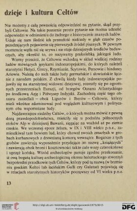 Dzieje i kultura Celtów
