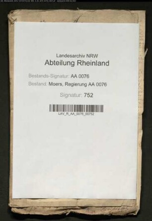 Die Bestellung des Johann Samuel Tellering zum Prediger zu Niederbudberg
