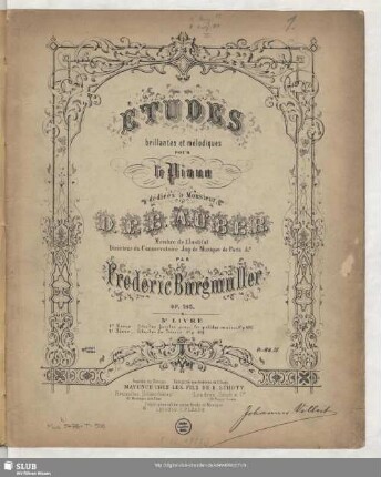 Études brillantes et mélodiques pour le Piano : op. 105