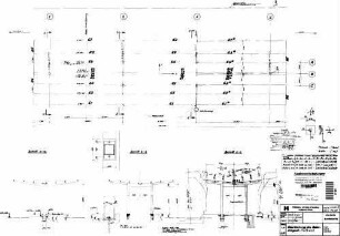 Altbach: Empfangsgebäude Bahnsteigüberdach. Bst.1 STA,Überdachung (Details)
