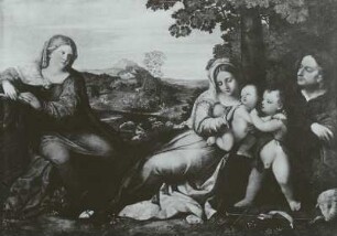 Die Heilige Familie mit der heiligen Katahrina