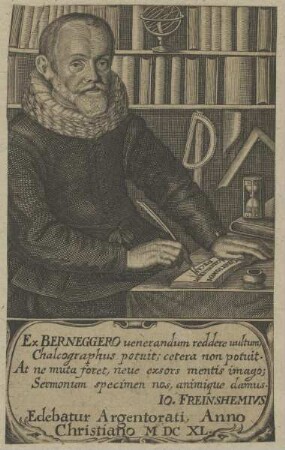 Bildnis des Matthias Berneggerus