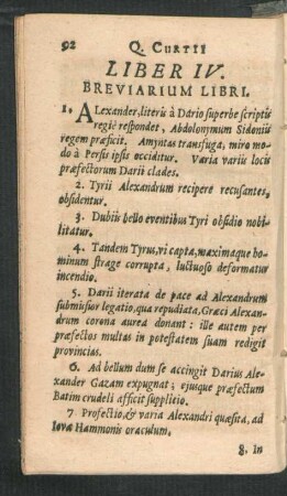 Liber IV. Breviarium Libri.