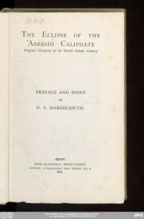 Vol. 7: Preface and index