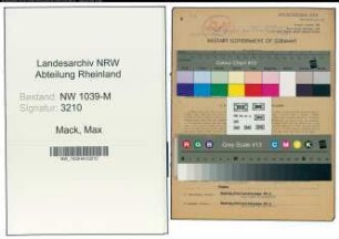 Entnazifizierung Max Mack , geb. 28.01.1900 (Arbeiter)