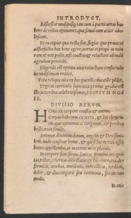 Divisio Rerum.