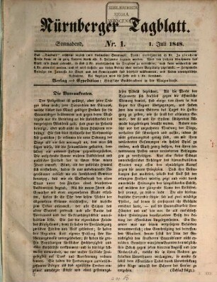 Nürnberger Tagblatt. 1848,7/12