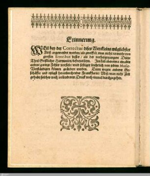Erinnerung.
