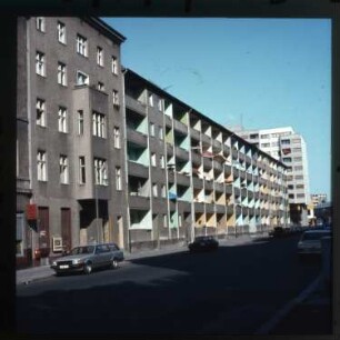 Diapositiv: Reichenberger Str. 178-183, 1982