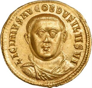 Münze, Aureus, 321 - 322
