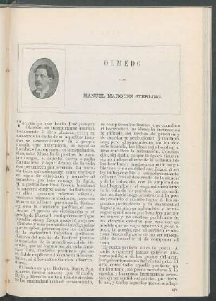 [José Joaquín de] Olmedo.