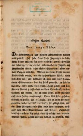 Cabanis : Roman in sechs Büchern, 1. Die Knabenwelt