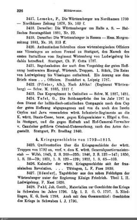 4. Kriegsgeschichte von 1792-1815