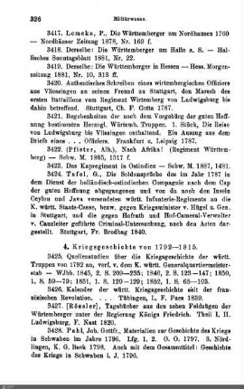 4. Kriegsgeschichte von 1792-1815