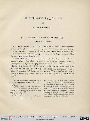 2: Le mot seten "roi"