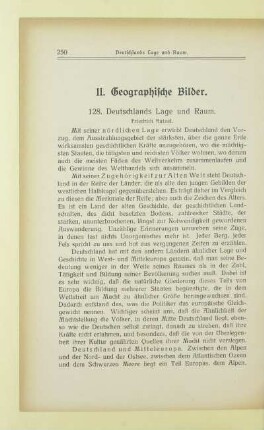 II. Geographische Bilder