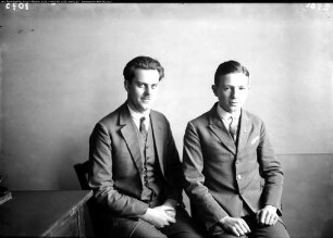 Doppelporträt Nothorn/Votham (?); Fotograf bei Junkers und Maul (Junkers)