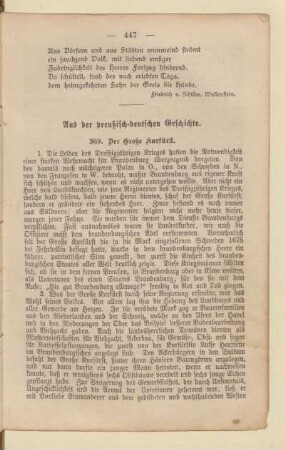 Aus der preußisch-deutschen Geschichte