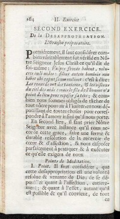 Second Exercice. De la Desappropriation.
