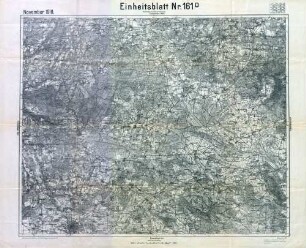 Reichskarte: Einheitsblatt 161 D