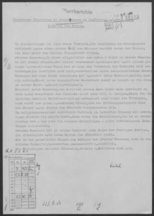 Oberjettingen: Visitationsbericht mit Pfarrbericht 1959