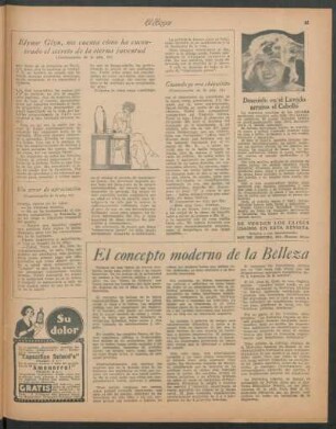 El concepto moderno de la Belleza
