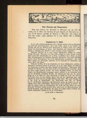 Der Sturm auf Beaurains
