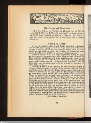 Der Sturm auf Beaurains