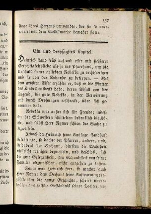 Ein und dreyßigstes Kapitel. - Das fünf und dreyßigste Kapitel.