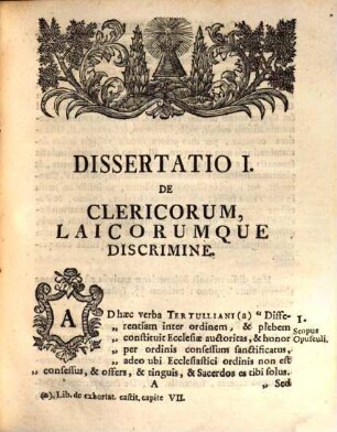De Hierarchia Ecclesiæ Catholicæ Dissertationes Theologico-Historicæ : In Studio Generali Congregationis Benedictino-Bavaricæ Ad Exemptum Monasterium Priflingense Translato Cum Positionibus Ex Theologia Universa Disputationi Finali Expositæ