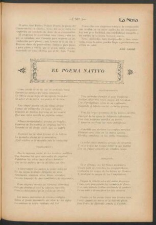 El poema nativo