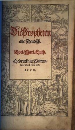 Die Prophten alle Deudsch