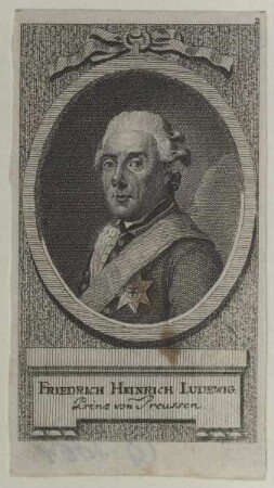 Bildnis des Friedrich Heinrich Ludewig, Prinz von Preußen