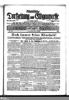 Sächsische Dorfzeitung und Elbgaupresse : mit Loschwitzer Anzeiger ; Tageszeitung für das östliche Dresden u. seine Vororte