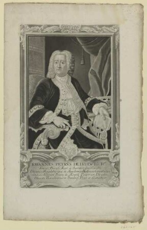 Bildnis des Iohannes Petrvs de Lvdewig