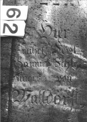 Grabstein 62 (Detailaufnahme 2)