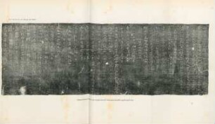 Pierre faisant suite à la cinquième de l'inscription de Wong Fang Kang
