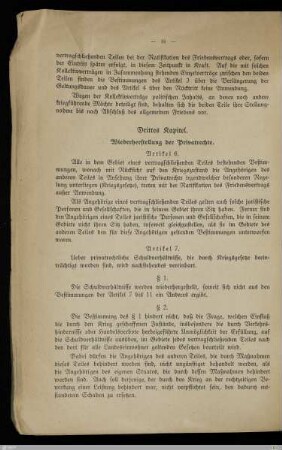 3. Wiederherstellung der Privatrechte