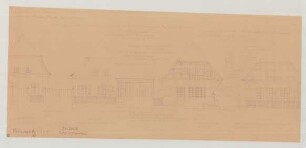 Niewitz (Kreis Luckau): Hof Nr. 12 Edmund Bock. Wohnhaus (Ansichten)