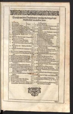 Bericht an den Buchbinder