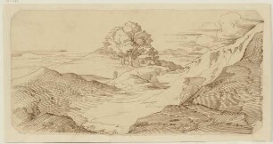 Bergige italienische Landschaft