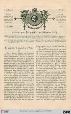 Heft 10 (19. Dezember 1878)