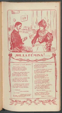 ¡Oh, la fémina! ...