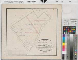 Nordkirchen (Nordkirchen), Gemeinheitsteilung Stöters Holz, Brouillonkarte