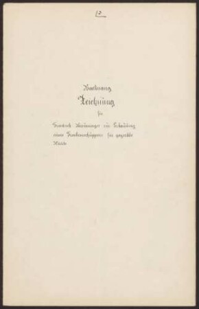 Breuninger, Friedrich, Gerber Anbau eines Trockenschuppens