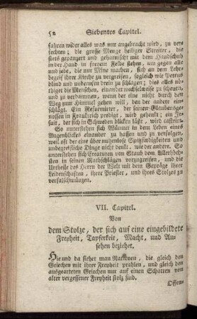 VII. Capitel. - XII. Capitel.