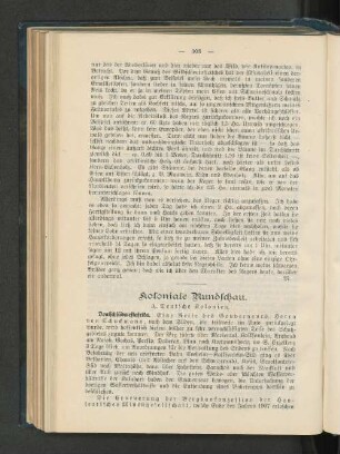 Koloniale Rundschau
