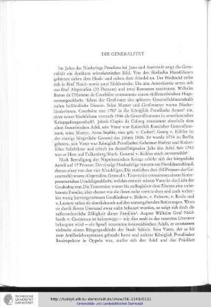 Die Generalität