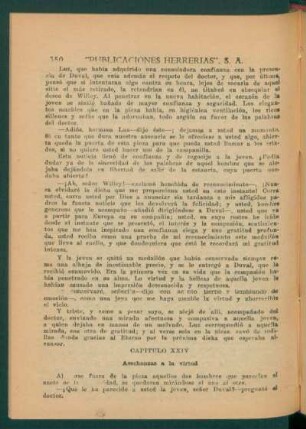 Capítulo XXIV - Asechanzas a la virtud